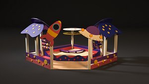 playground sandbox 3D model