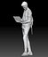Young man with laptop and classy backpack 198