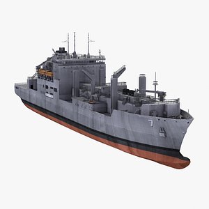 carl brashear cargo ship 3d model