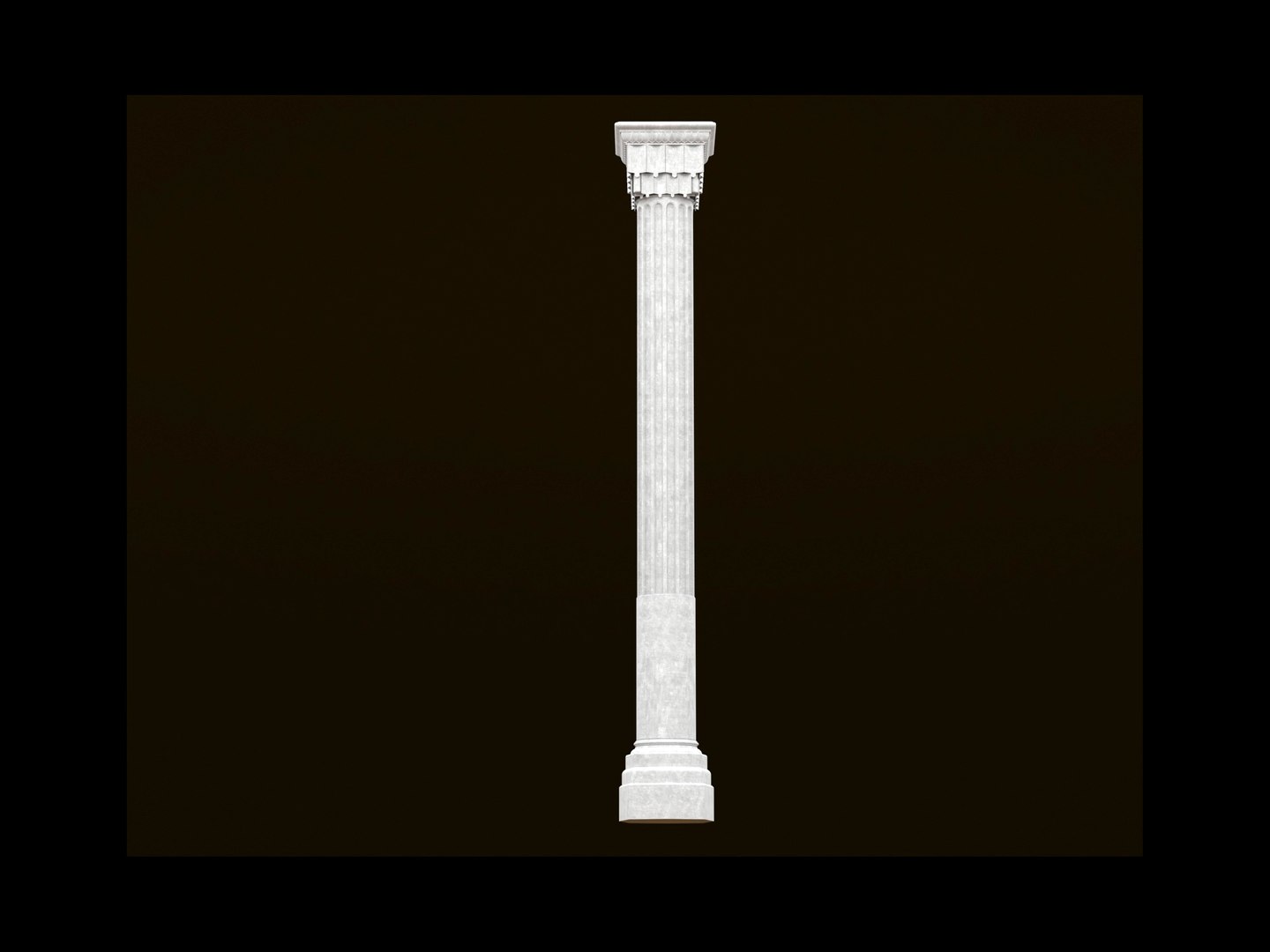 Ottoman Column 3D - TurboSquid 1622049