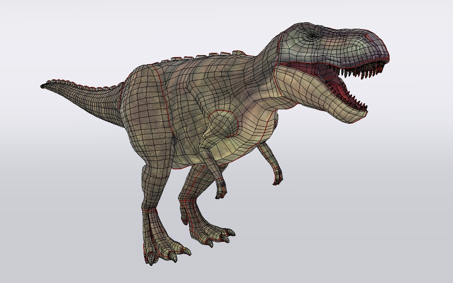 Rigged T-rex Animation 3D Model - TurboSquid 1372339