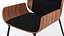 Cadeira Gus Modern Elk Laurentian Onyx