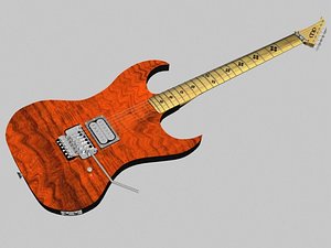 3d custom guitar model