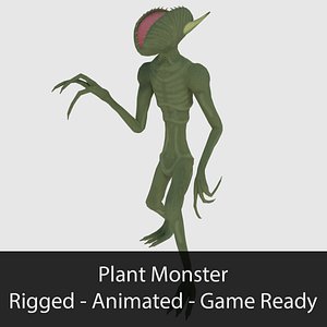 3d ready plant monster - model