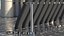 Porta-escova de maquiagem transparente
