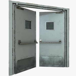 hospital doors 3D model