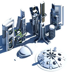 Futuristic Skyscraper collection 401