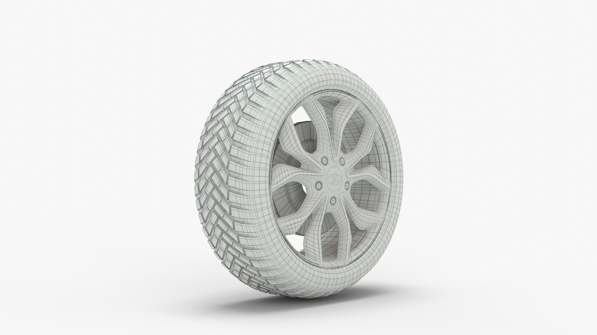 3D Car Hyundai Wheel With Rim Model - TurboSquid 2146005