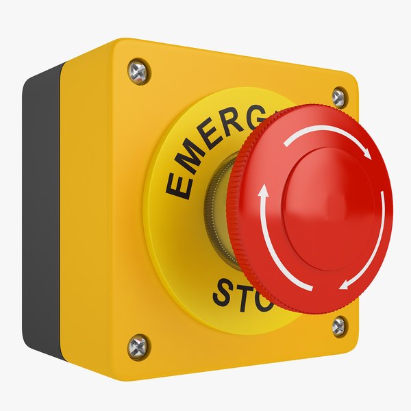 3D industrial button - TurboSquid 1298160