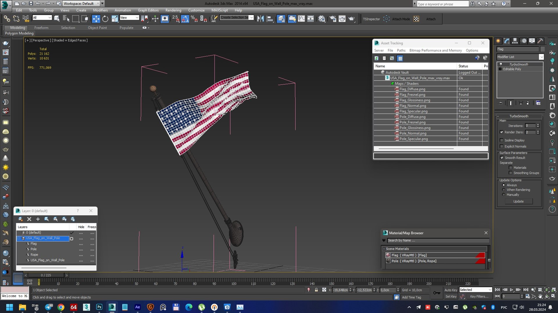USA Flag on Wall Pole 3D https://p.turbosquid.com/ts-thumb/Tq/uS5tHU/Z0/usaflagonwallpole3dmodel019/jpg/1712523413/1920x1080/fit_q87/33d3f0b623378ad7025b189694b44b26c8073f69/usaflagonwallpole3dmodel019.jpg
