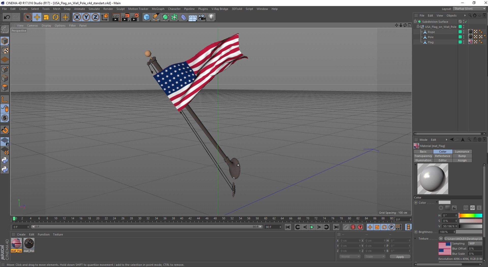 USA Flag on Wall Pole 3D https://p.turbosquid.com/ts-thumb/Tq/uS5tHU/gr/usaflagonwallpole3dmodel026/jpg/1712523434/1920x1080/fit_q87/145ce90eaac204ecbe284ddd96c49eab19afaae5/usaflagonwallpole3dmodel026.jpg