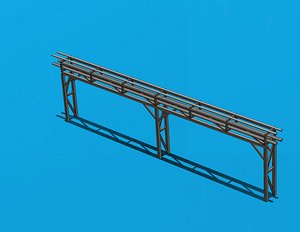 3D Pipe rack model
