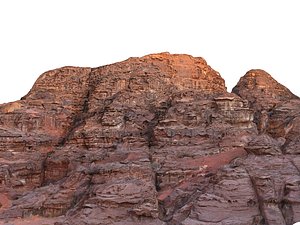 3D Wadi Rum Mars Mountains