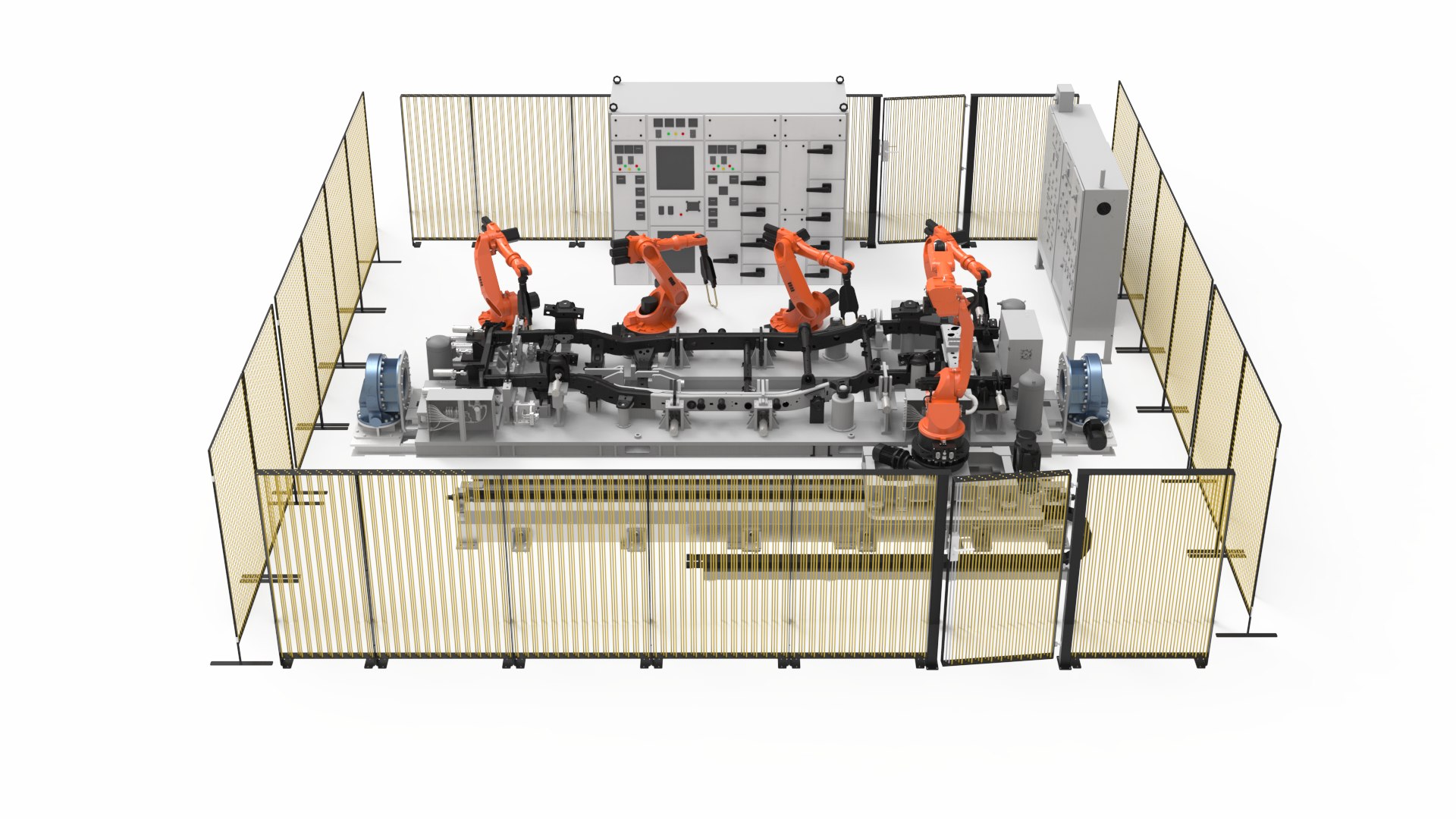 3D Robotic Automated Welding Workstation - TurboSquid 1851185