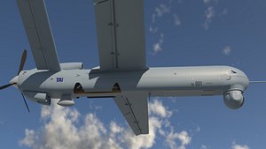 3D IHA UAV  ANKA-A-B-C-I TAI TUSAS model