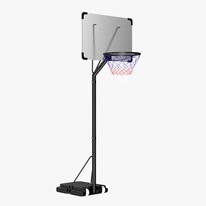 Realistic Portable Basketball Hoop