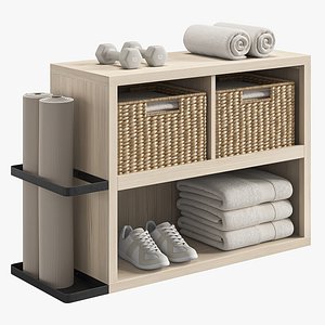 3D Home Gym Storage Area model
