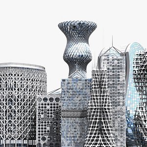 3dsmax modern buildings
