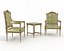Classic European Style Coffee Table and Armchair 38