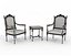 Classic European Style Coffee Table and Armchair 38