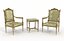 Classic European Style Coffee Table and Armchair 38