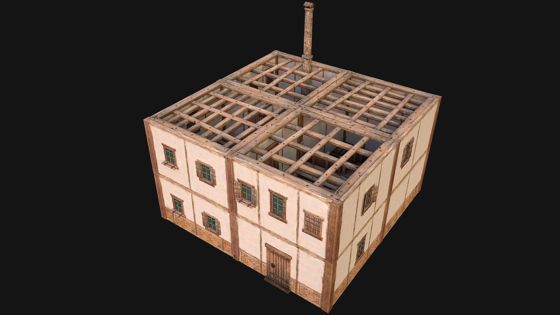 Medieval Two Storey House 3D https://p.turbosquid.com/ts-thumb/Tr/1iC5BL/Zr/storey1hosue6img19/png/1703161177/1920x1080/fit_q87/a6d0fb33394dee12fdcae90dde933fc4ed1d18a8/storey1hosue6img19.jpg