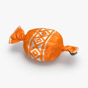 3D hard-candies---orange model