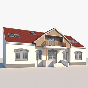 3D model mansion