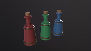 Small Potion Vial 3D model