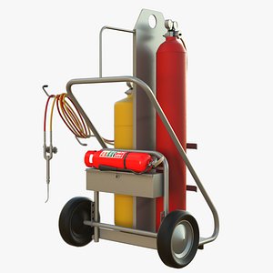Oxygas Welding Trolley