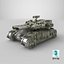 Sci Fi Heavy Tank Green