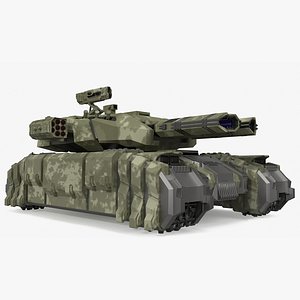 Sci Fi Heavy Tank Green
