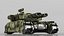 Sci Fi Heavy Tank Green