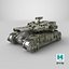 Sci Fi Heavy Tank Green