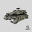 Sci Fi Heavy Tank Green