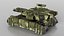 Sci Fi Heavy Tank Green