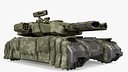 Sci Fi Heavy Tank Green