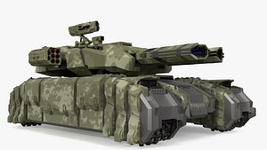 Sci Fi Heavy Tank Green
