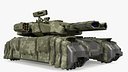 Sci Fi Heavy Tank Green