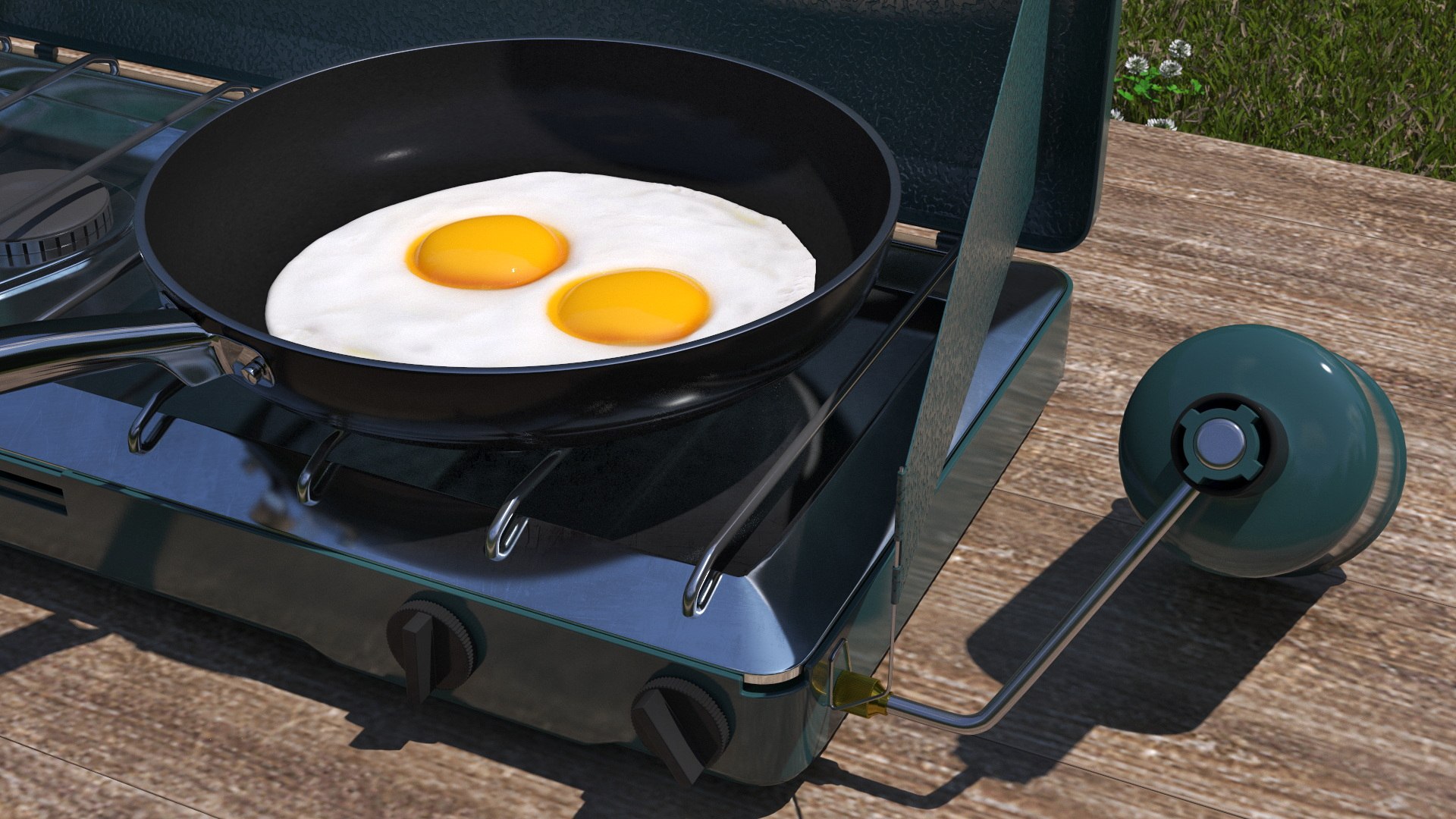 3D Camping Stove with Fried Eggs https://p.turbosquid.com/ts-thumb/Tr/FfLZNi/1W/campingstovewithfriedeggsvray3dmodel006/jpg/1694108627/1920x1080/fit_q87/382488a7129782da1e1d715880d804b4a79623e7/campingstovewithfriedeggsvray3dmodel006.jpg