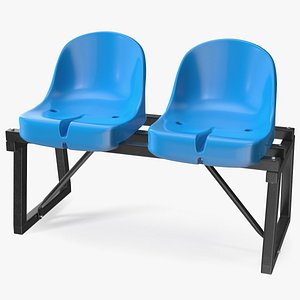 Soccer Bench with Plastic Seats