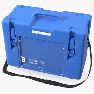 3D model Vaccine Transport Box Blue