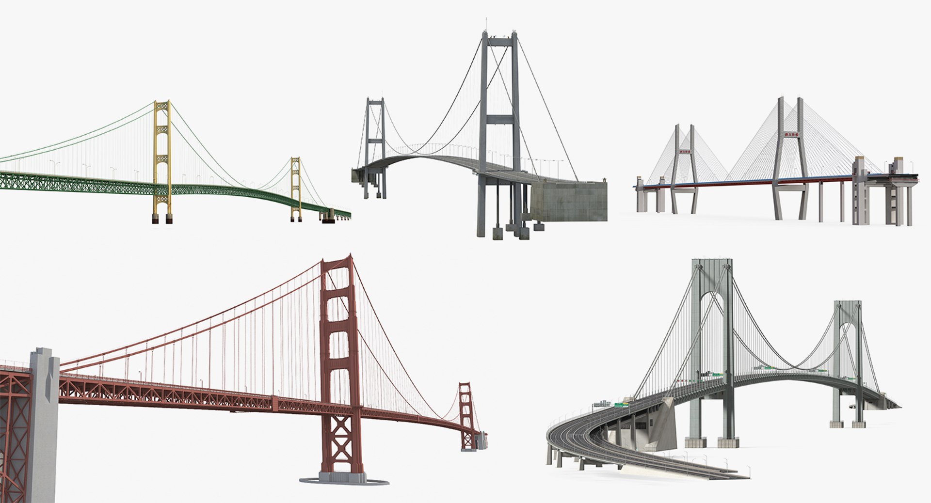 Suspension Bridges Collection 3 3D model https://p.turbosquid.com/ts-thumb/Tr/MO0B2t/I9/suspensionbridgescollection33dmodel001/jpg/1670537276/1920x1080/fit_q87/32926538a12d80cdb1f18810f78b466e7c5f21ee/suspensionbridgescollection33dmodel001.jpg