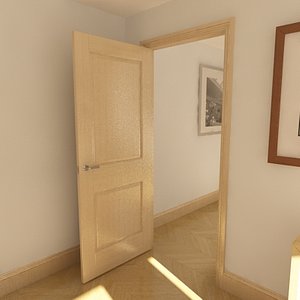 Modern Two Panel Door