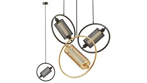 3D chandelier lampatron model