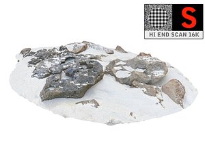 3D model rocky beach ultra hd