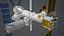 NASAs Lunar Gateway with Orion Docked Left