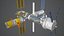 NASAs Lunar Gateway with Orion Docked Left