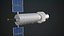 NASAs Lunar Gateway with Orion Docked Left