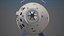 NASAs Lunar Gateway with Orion Docked Left